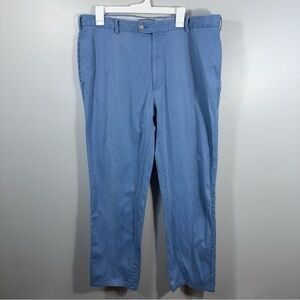 Peter Millar Crown Chino Pants Mens 38 Light Blue Pima Cotton Straight MS15B84
